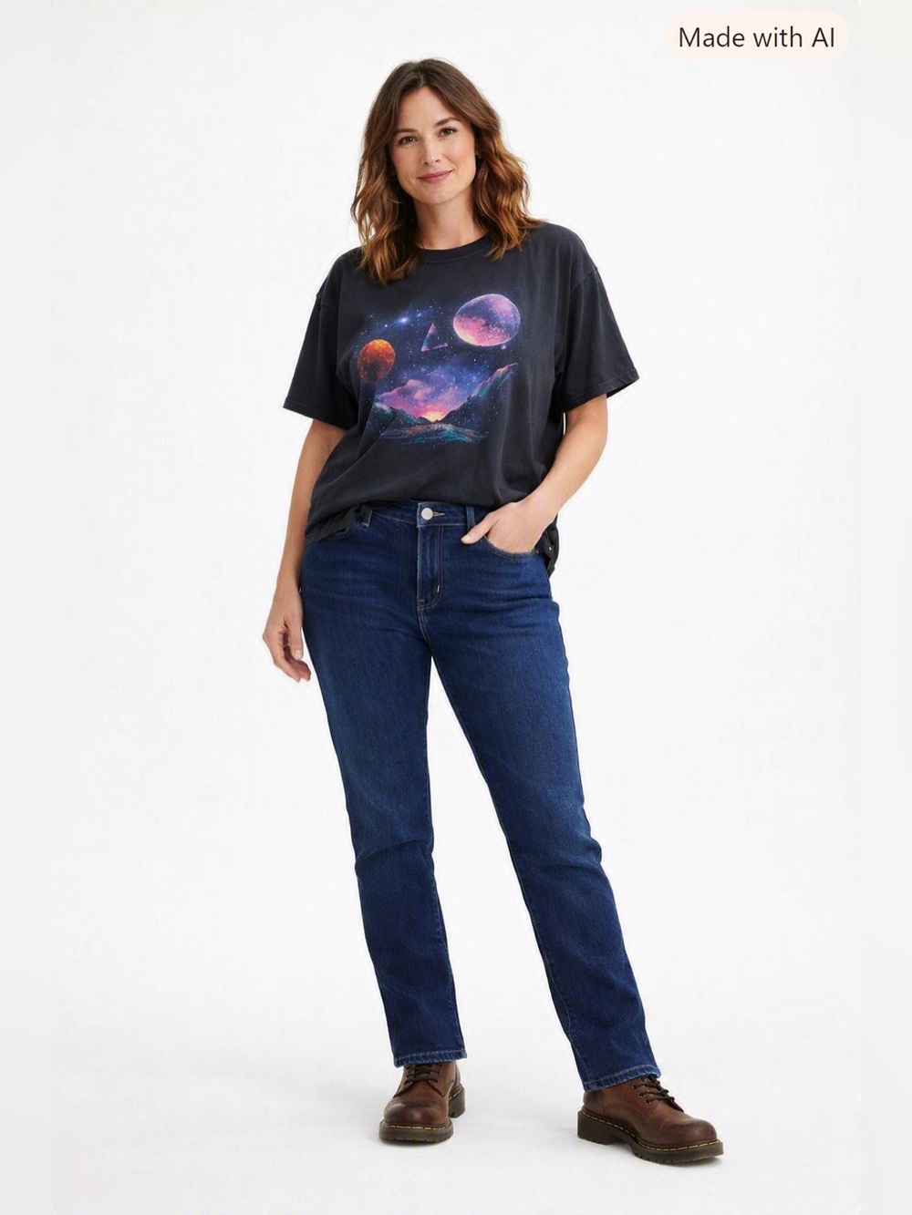 Levi’s 314 Shaping Straight Jeans Dark Wash 32